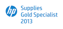 Logo HP Supplies Gold Specialist 2013